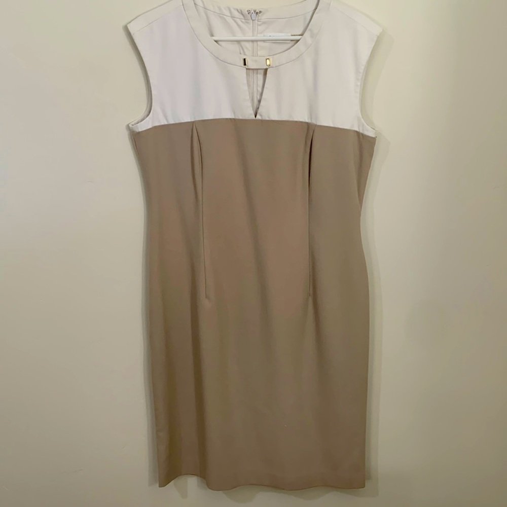 Calvin Klein 2-tone Dress